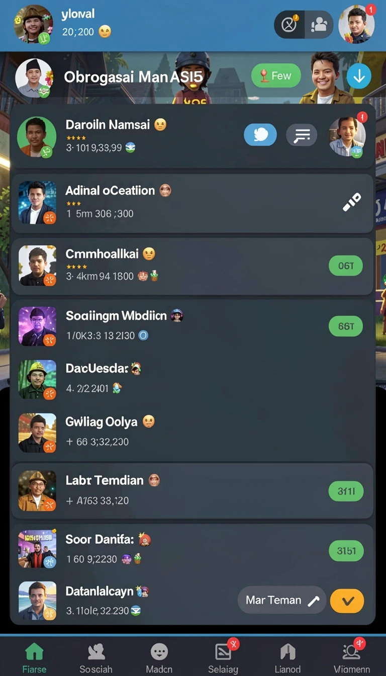 Tampilan antarmuka slotbesar di Android